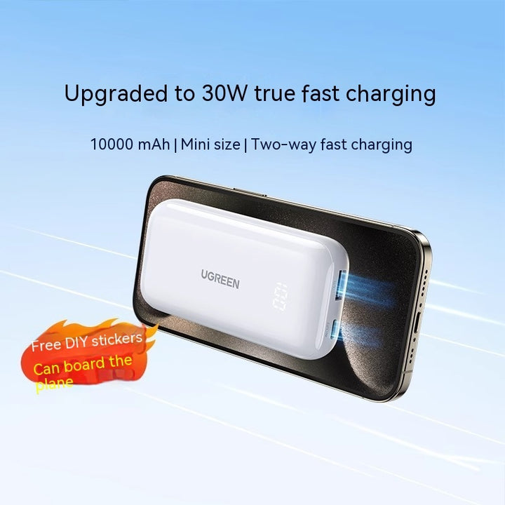 30W Fast Charge 10000 MA Power Bank