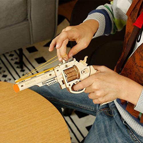 Robotime Gun Blocks Model Building Kit Toys Gave til barn barn gutter bursdagsgave