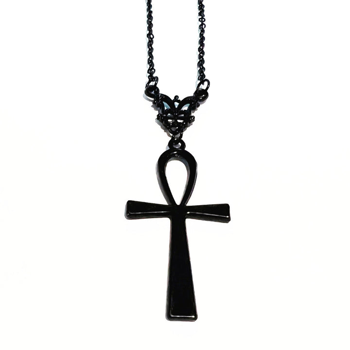 Collier de croix de papillon d'Halloween