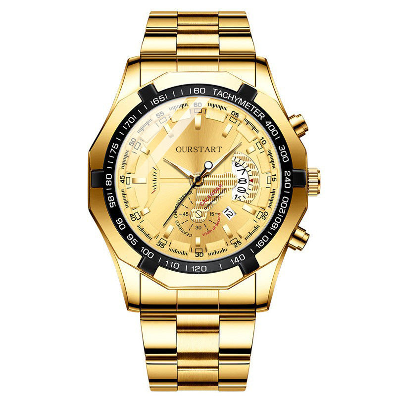 Non-mechanical Calendar Business Watch Men