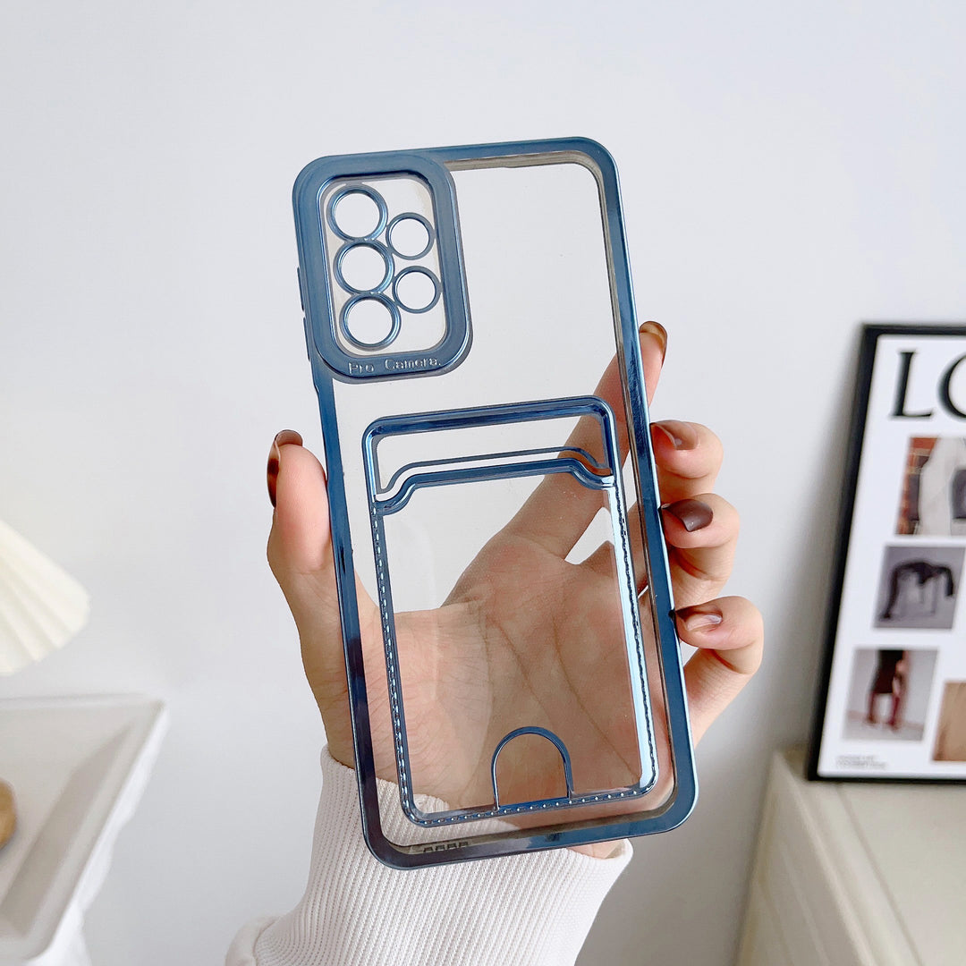 Electropning Card Holder Phone -kotelo liukumisen vastainen silikonikotelo