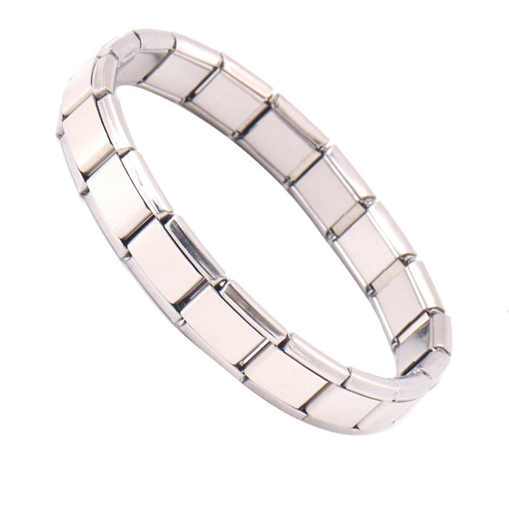Bracelet de mode électroplate de matériau en acier inoxydable bracelet personnalisé amovible
