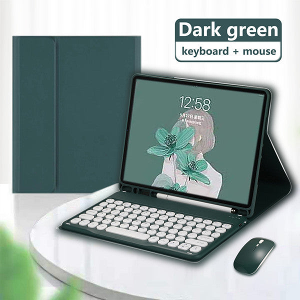 Compatible with Apple, New Ipad10.9 Bluetooth Keyboard Protective Cover 10.2 Air4 Touch Keyboard Pro11 Inch Leather Case