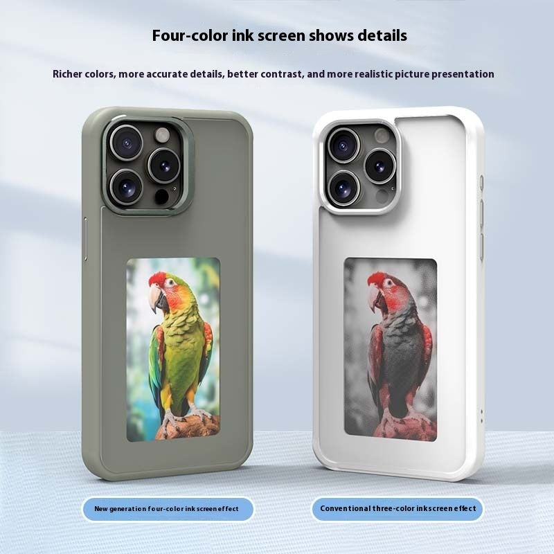 Projection Screen Four Colors E-ink Screen Phone Case