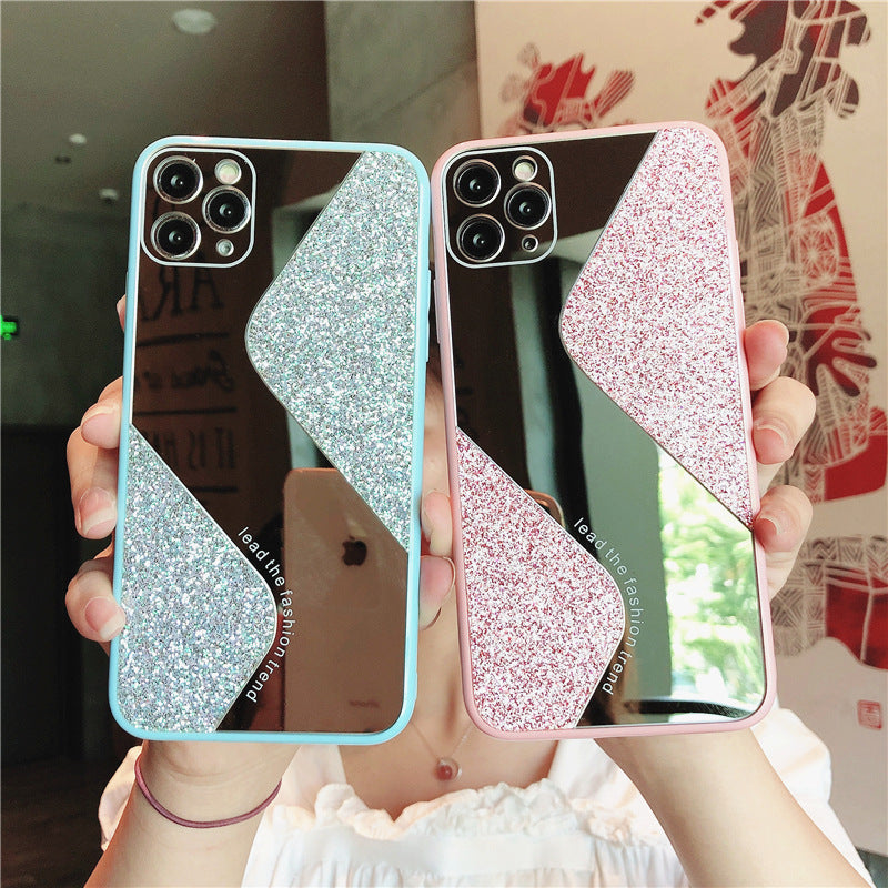 Compatible with Apple , Luxury Glitter Phone Case With Personalized Rhinestones
