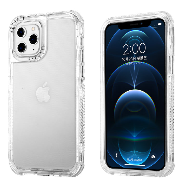 Compatible with Apple , The New Gradient Frame Is Suitable For Apple Transparent Phone Case