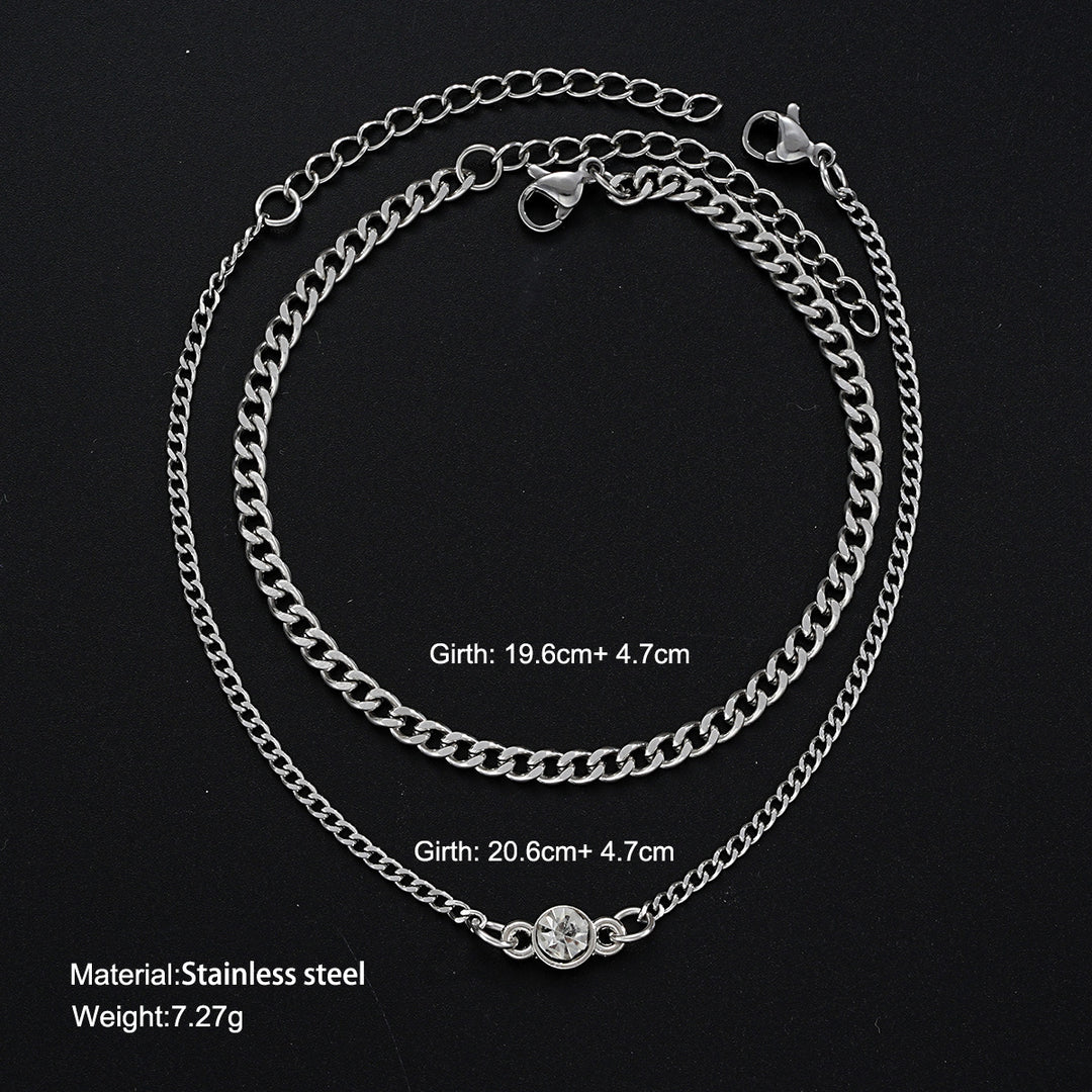 Minoritaire Bracelet de chaîne de diamant tournée minoritaire