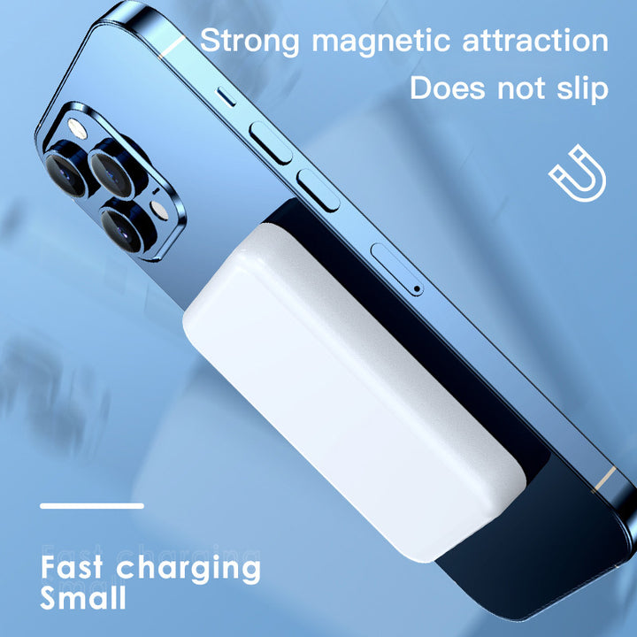 Mobiele draadloze magnetische plastic powerbank