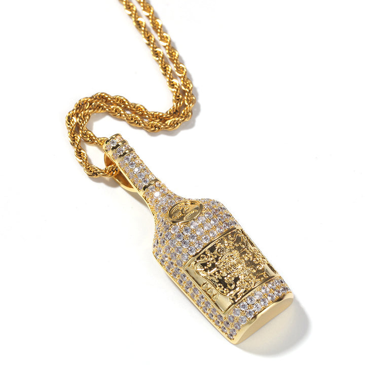 Hip-hop Hipster Design Wine Bottle Pendant