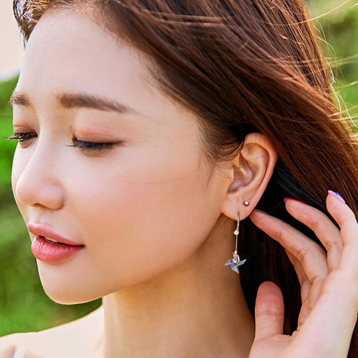 Earrings Stíl Antique Mori Girl Seapáinis