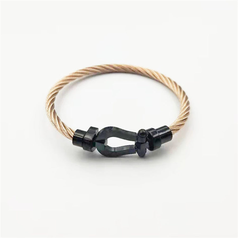 Magnetic Buckle Stainless Steel Wire Bracelet