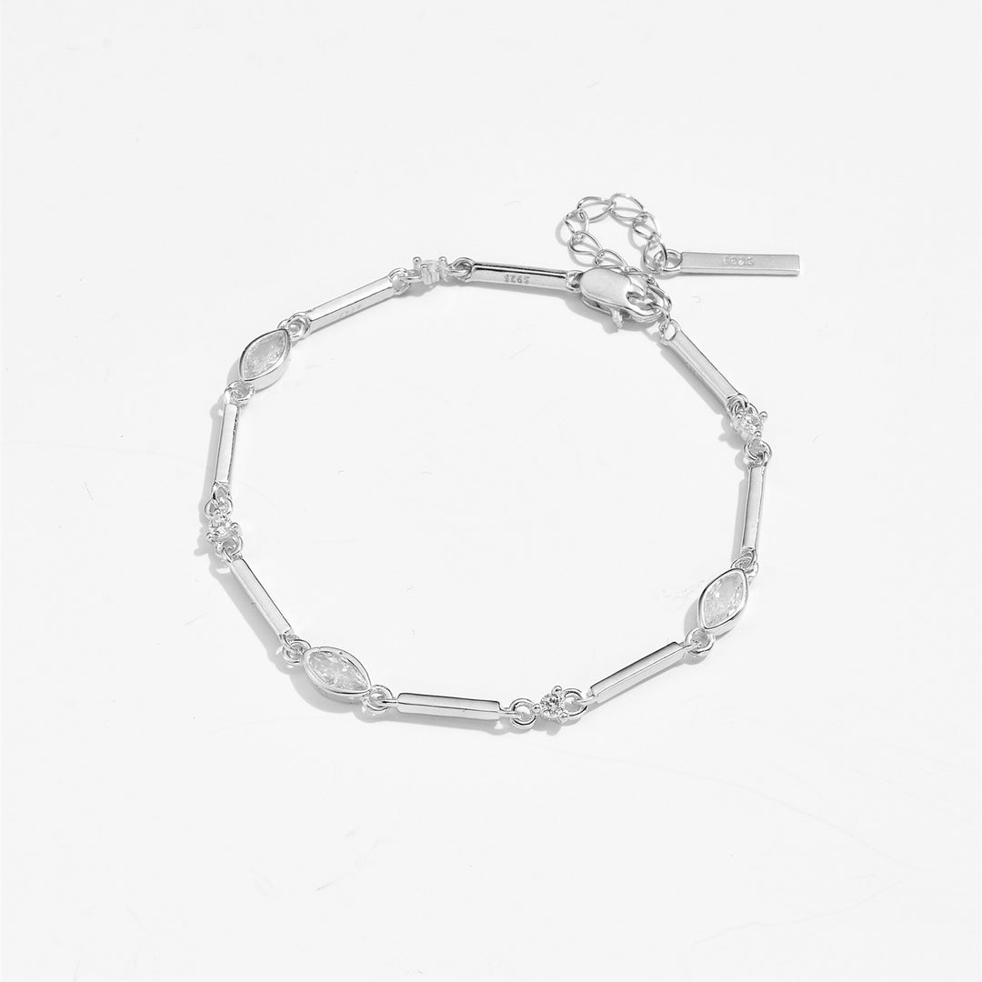 Fashion S925 Sterling Silver Bracelet para mulheres