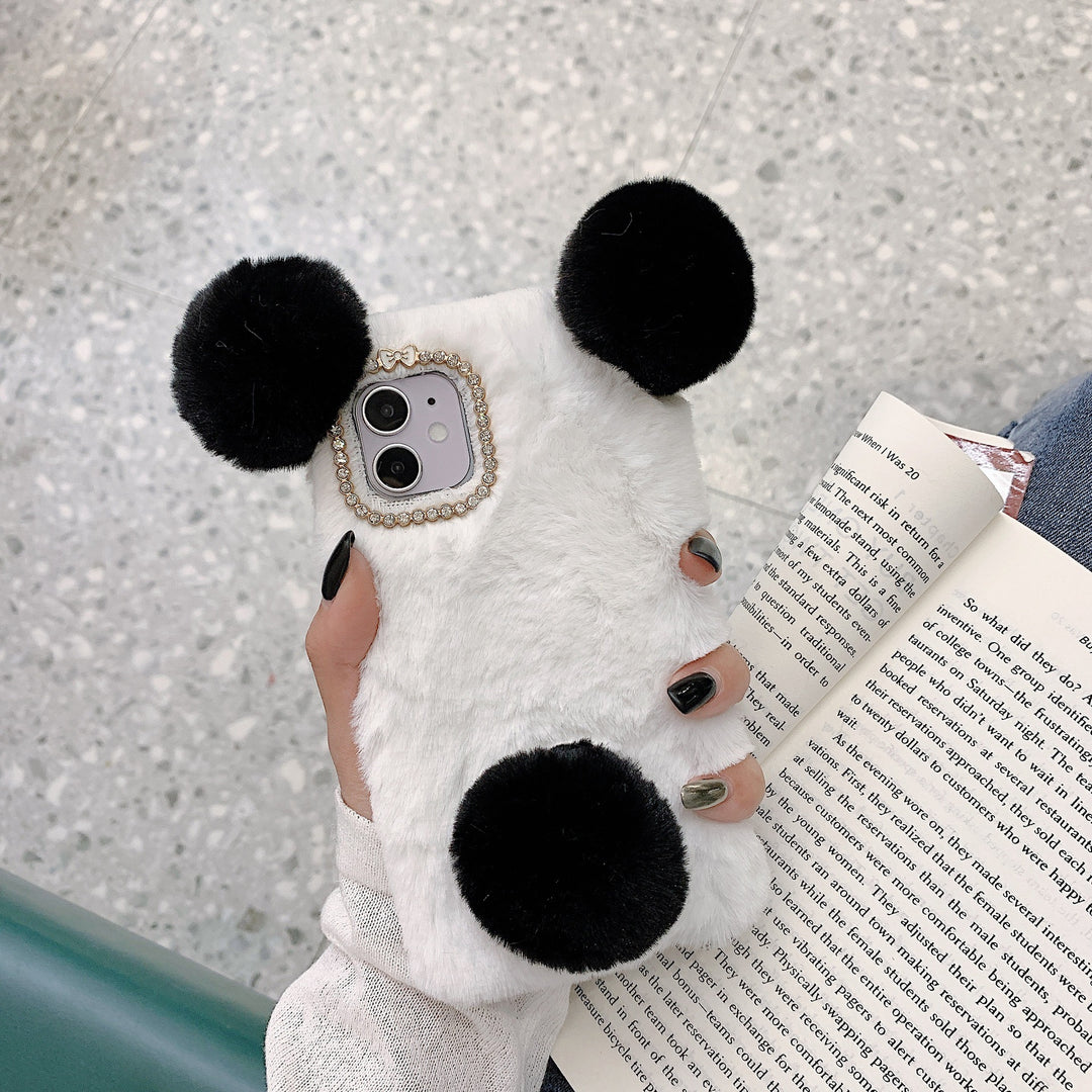 Cute Plush Panda Hand Warmer Thermal Shell Sets