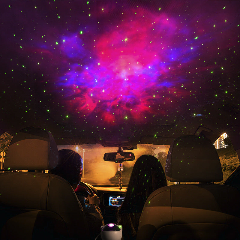 Creative AstronauT Galaxy Starry Sky Projector Nightlight USB Sfeer Slaapkamer Tafellamp
