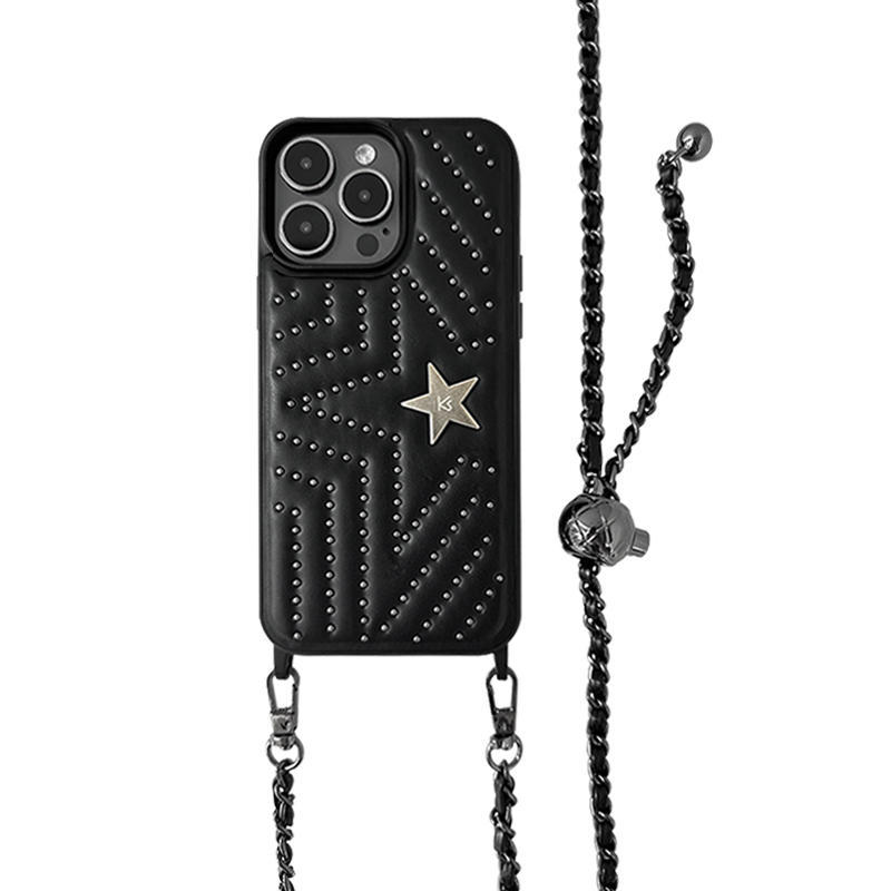 Custodia per telefono di Crossbody di alta senso del rivet