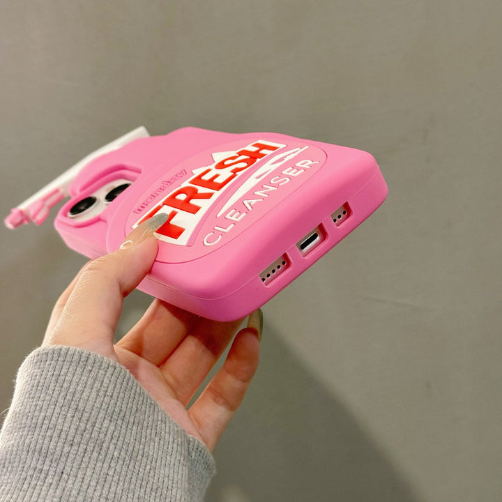 Creatief wasmiddel telefoonhoesje drop-resistent