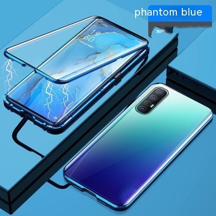 Double-sided Glass Magnetic King Metal Frame All-inclusive Phone Case