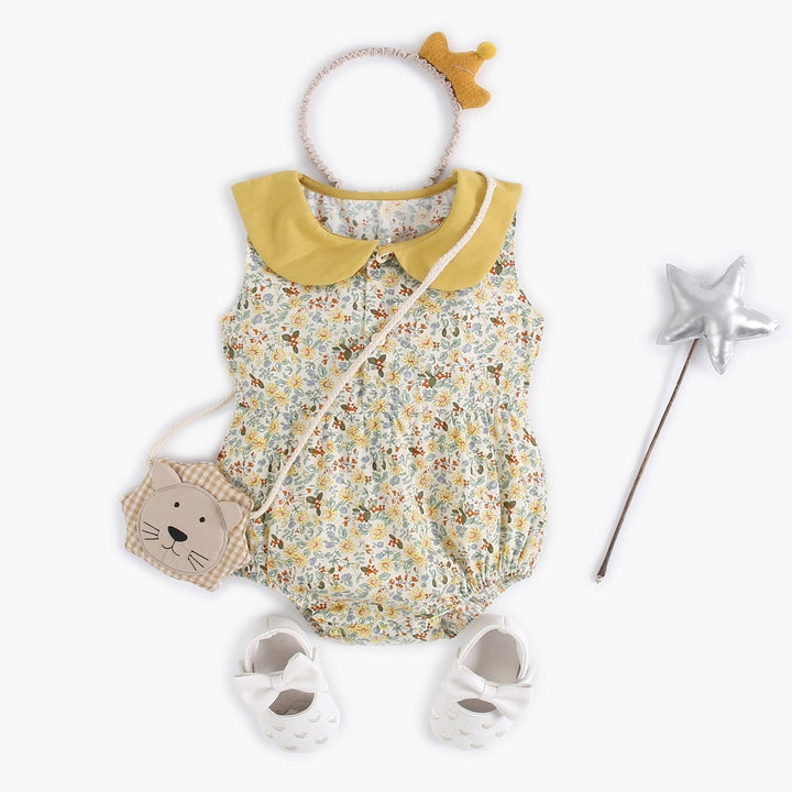 Summer Fashion Baby Clothing Floral Baby One-piece Pants