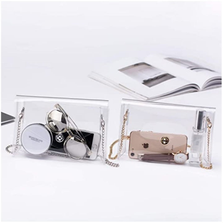 Women's Cute Sport Transparent Wallet Gift Messenger Bag