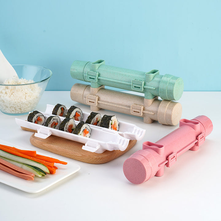 Kitchen DIY Sushi Making Machine Sushi Tool Sushi Maker Quick Sushi Bazooka Japanese Rolled Rice Meat Mold Bento Accessories