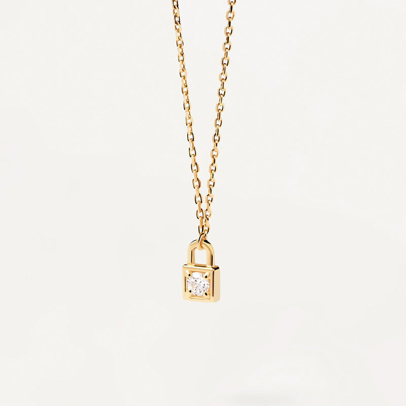 Spezialinteresse Design Love S925 Sterling Silber Key Halskette