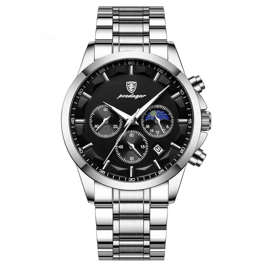 Montres pour hommes sportives montre un quartz imperméable multifonctionnel