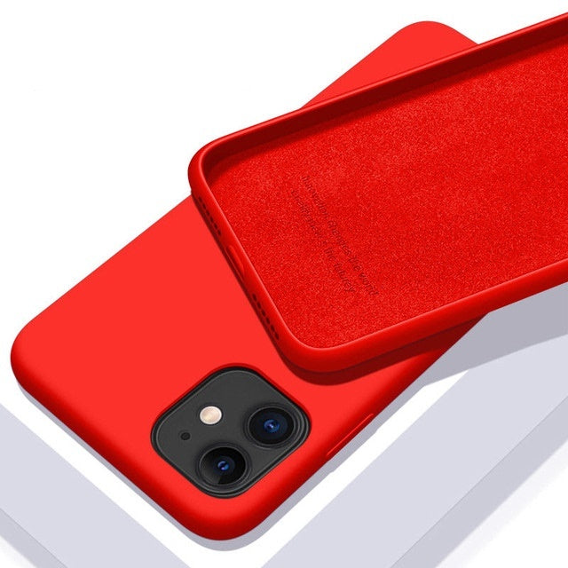 Водоустойчив калъф за темперамент с твърд цвят за мобилни телефони