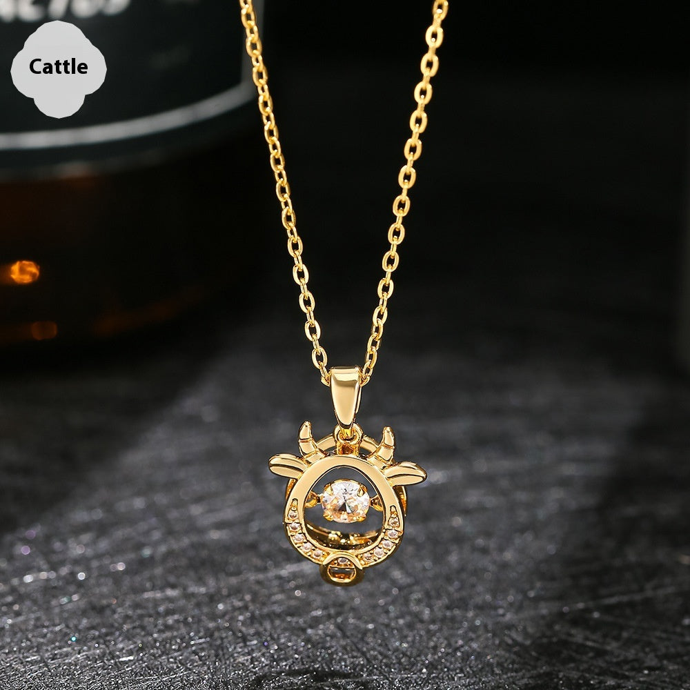 Ins Zodiac Smart ketting micro-ingelegd