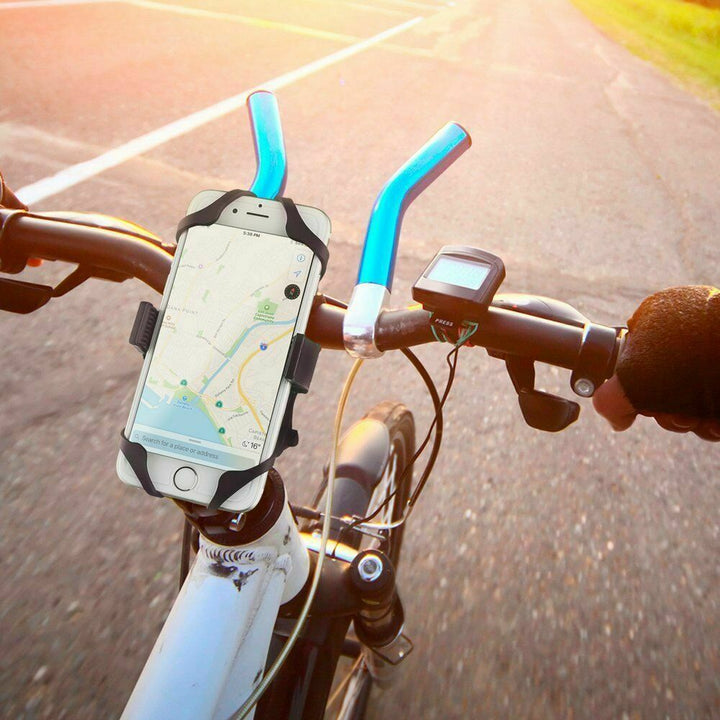 Mobilfunkhalterung für universelle Fahrradmotorradgurte