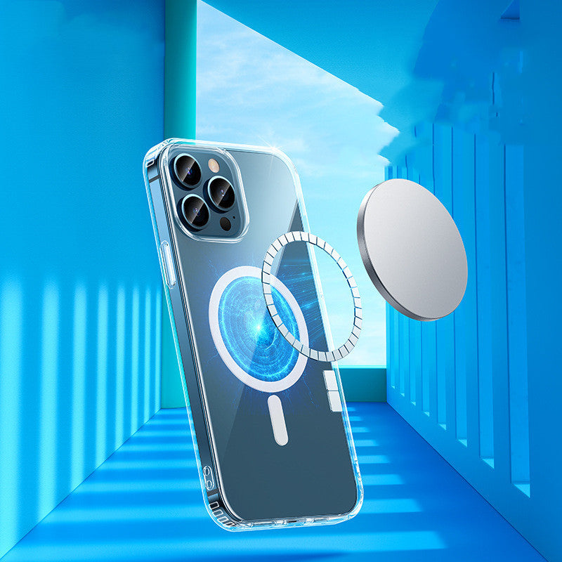 Съвместим с Apple, подходящ за съвместим с iPhone13 калъф за мобилен телефон magsafe магнитна въздушна възглавница против падане