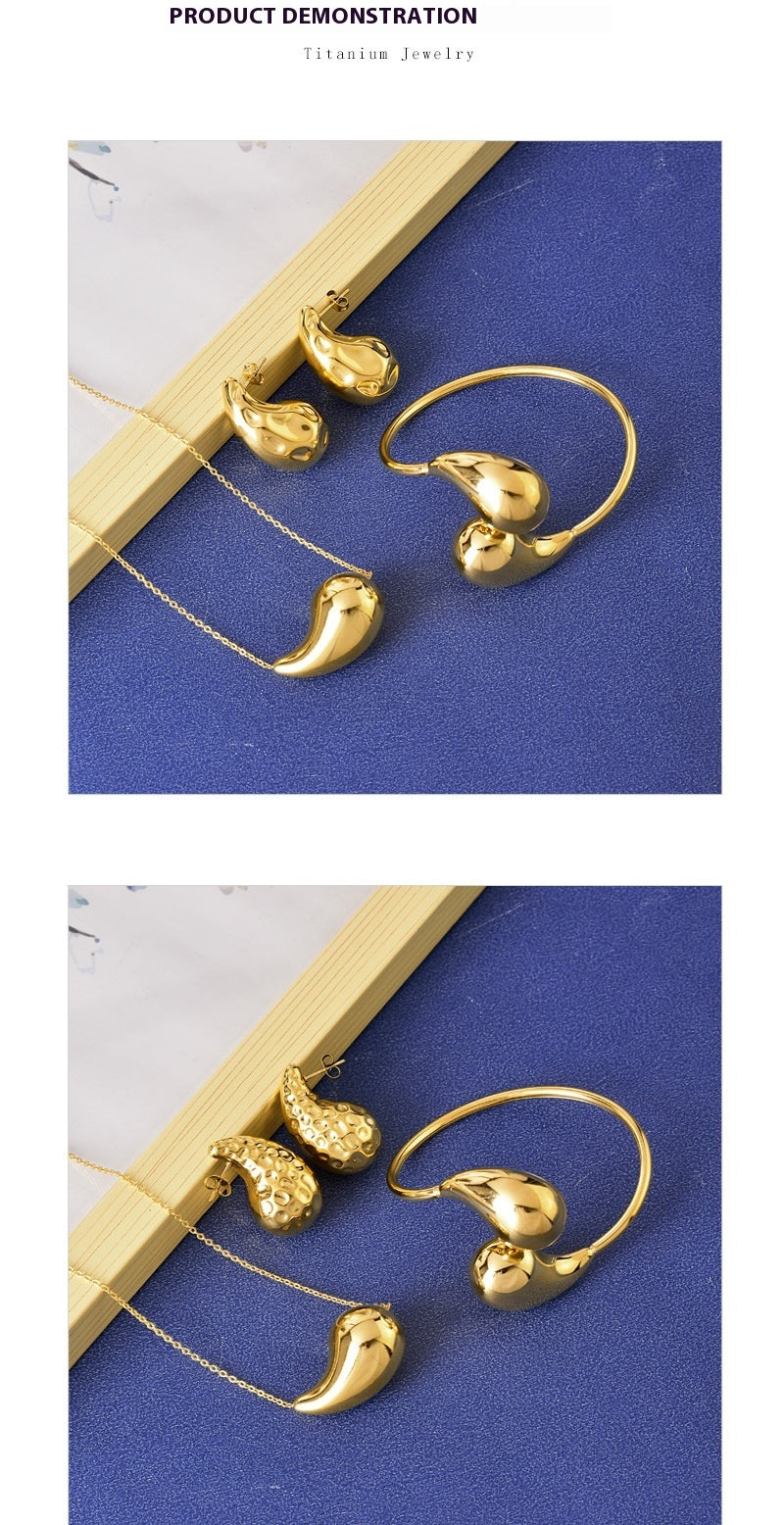 Bracelet d'ouverture lisse de simplicité en métal vintage