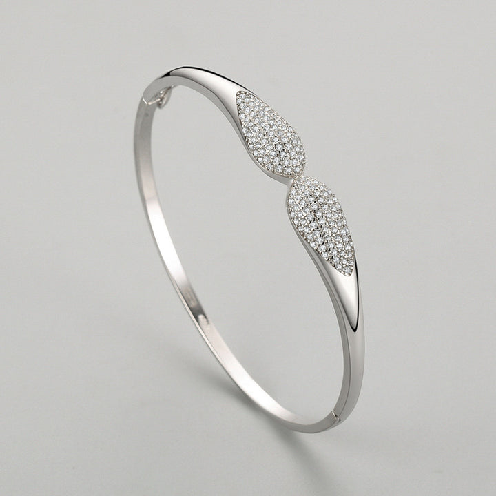 Elegante hoogwaardige diamant S925 zilveren armband