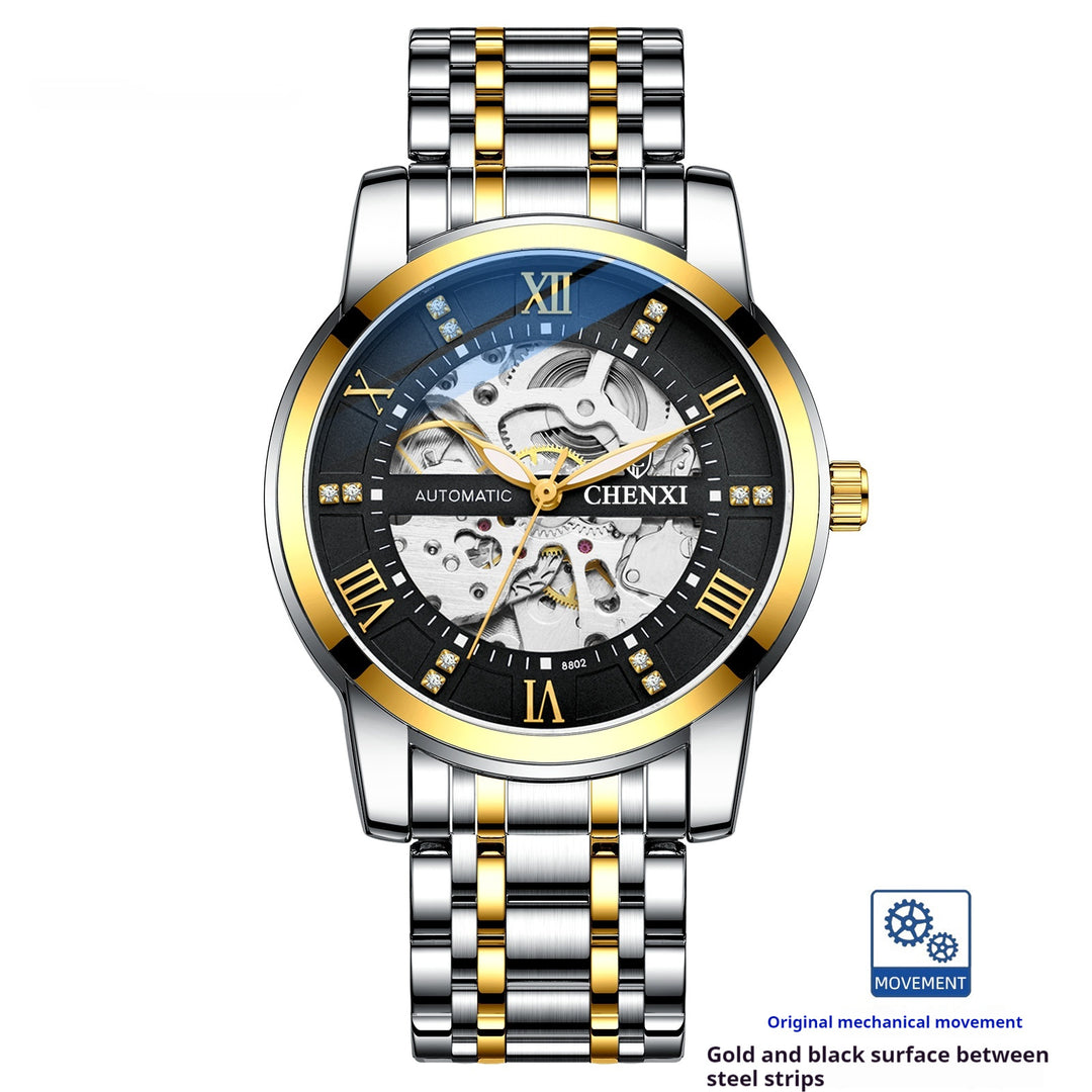 Heren Hollow Automatic Mechanical Watch