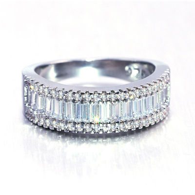 Ladies Peach Heart Diamond Wedding Wedding Diamond Ring Gift