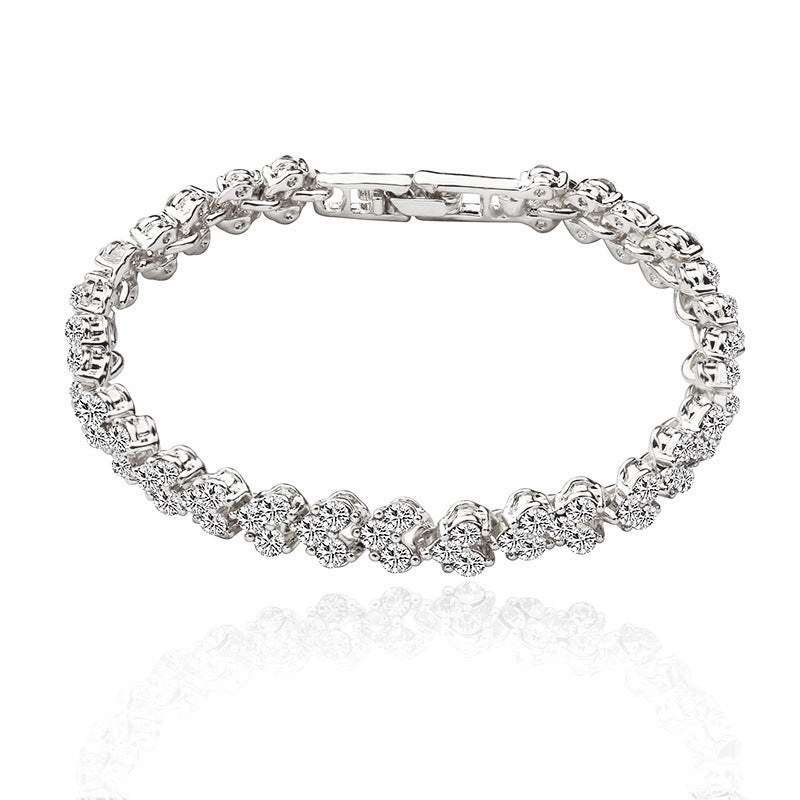 Mode kristal eenvoud zirkoonarmband