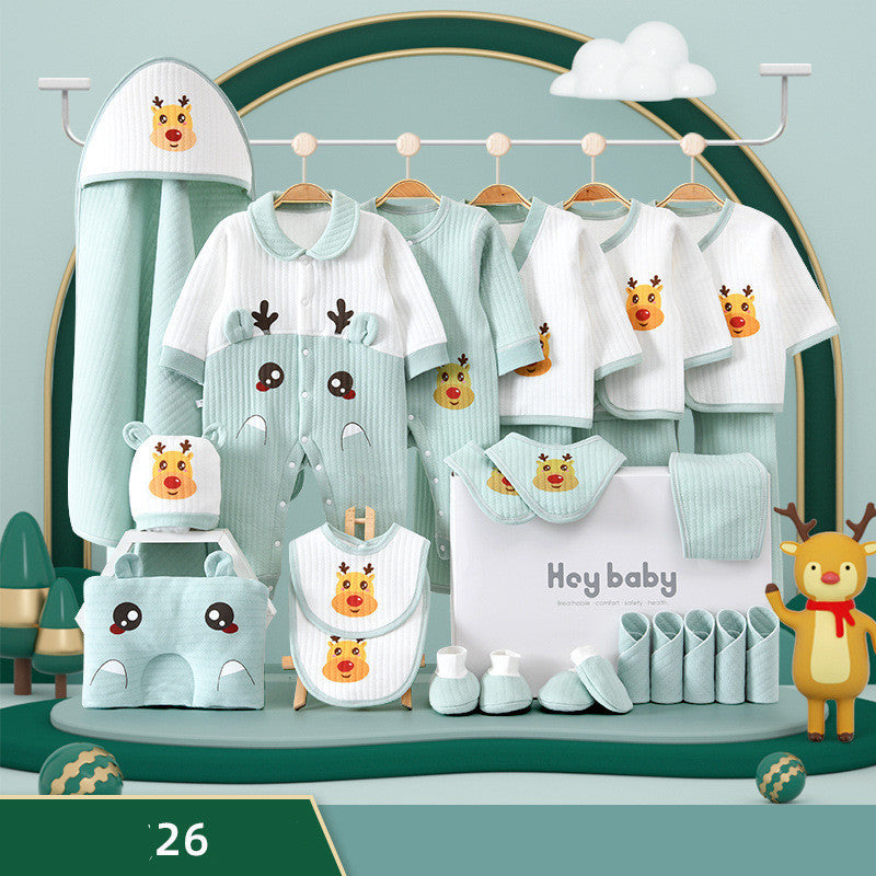 Caja de regalo de ropa de bebé de algodón puro