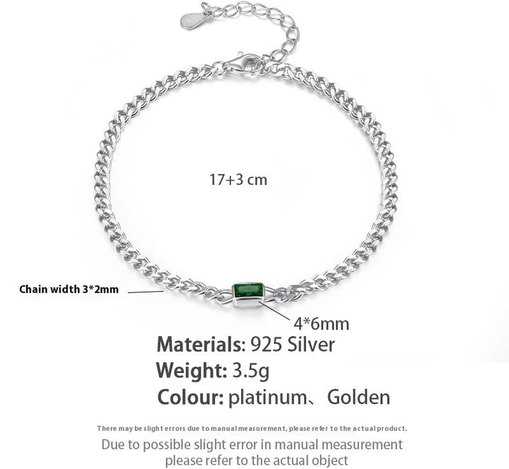 Silver Personality Chain armband verfijnd stijlvol en veelzijdig