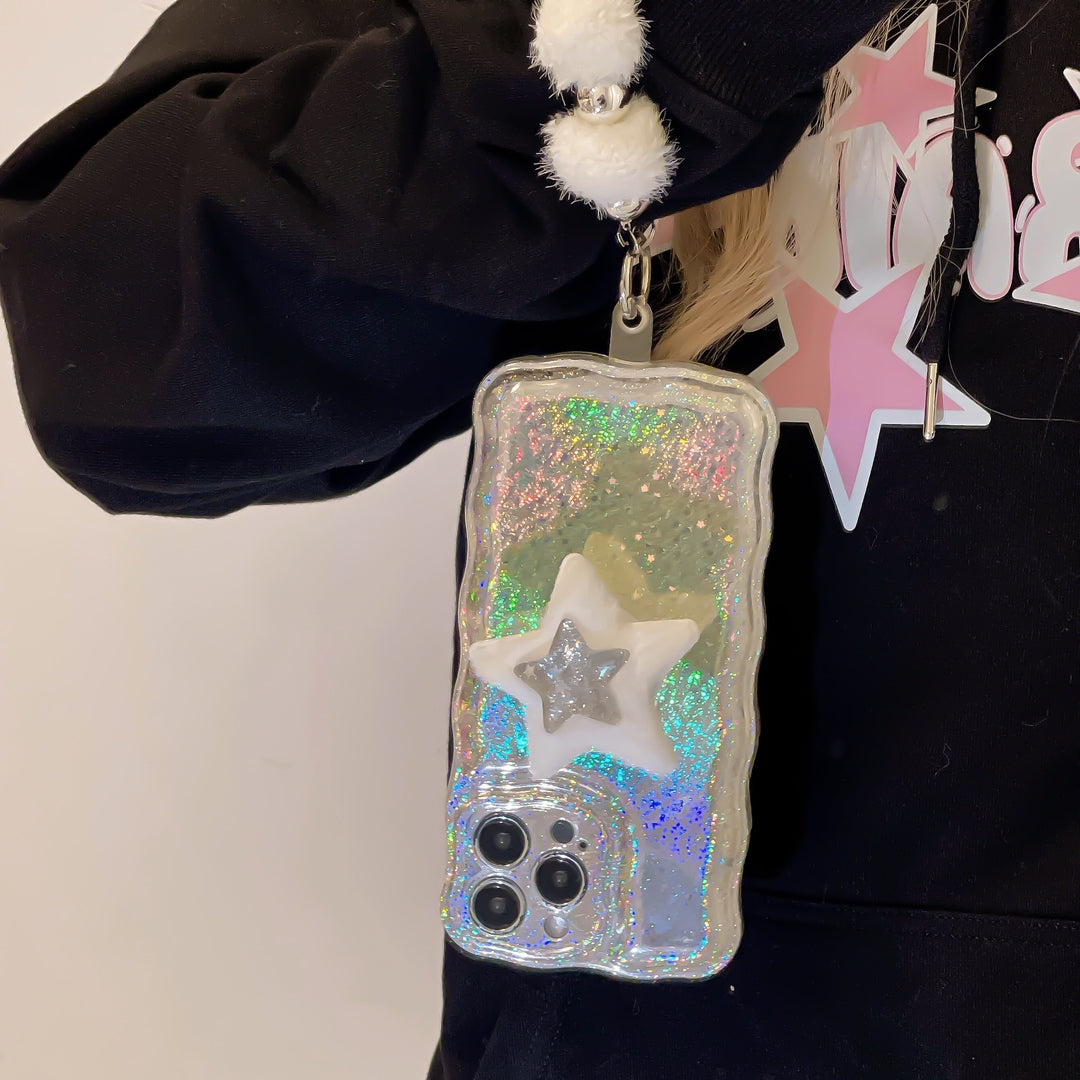 Niche Glitter XINGX Bracket Phone Case