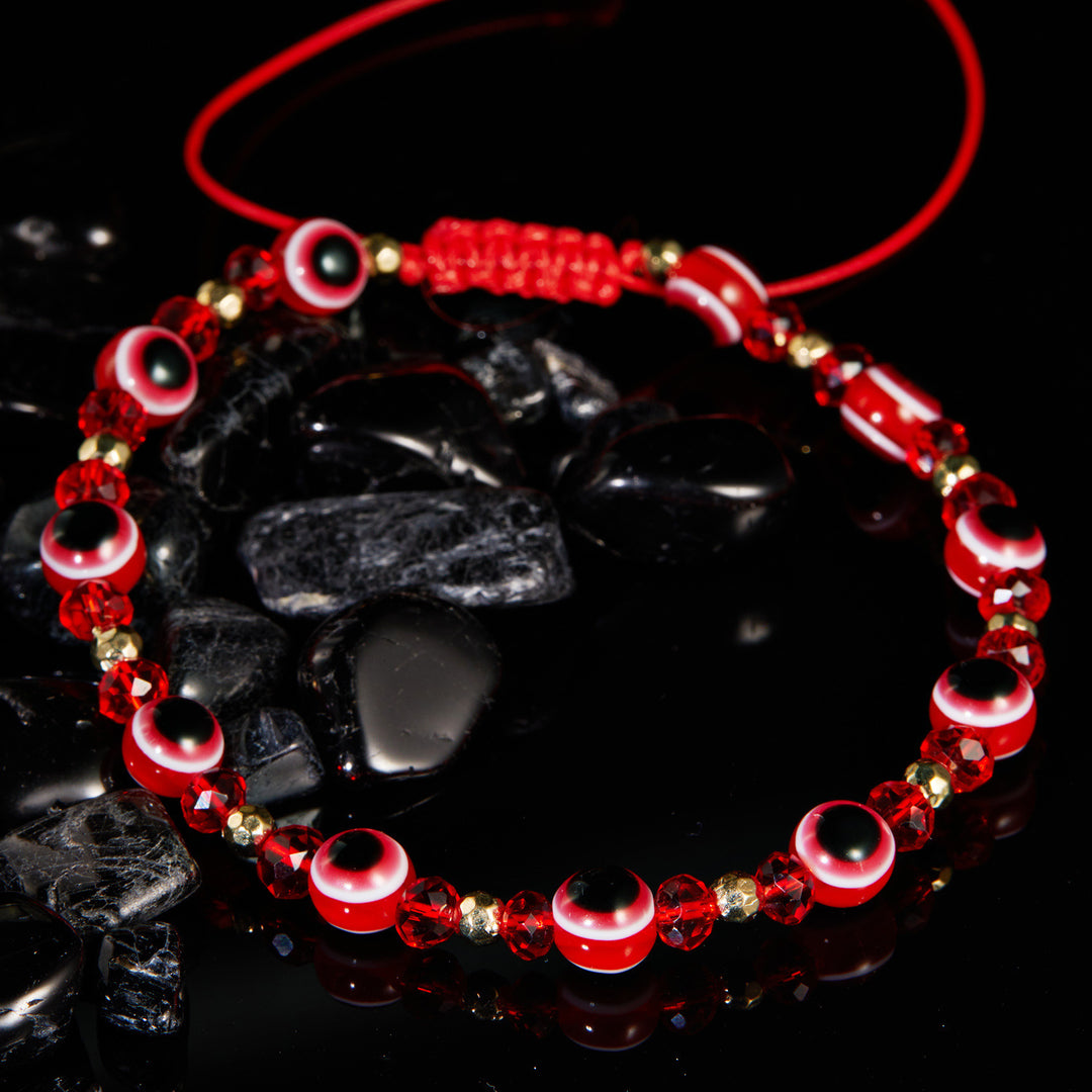 Pulsera de relevo de cristal ocular pulsera ajustable