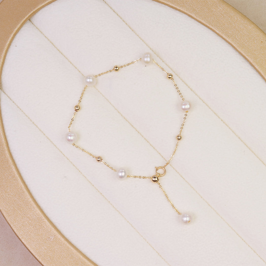 Freshwater Pearl Bracelet Minimalist Girl's Ins Style