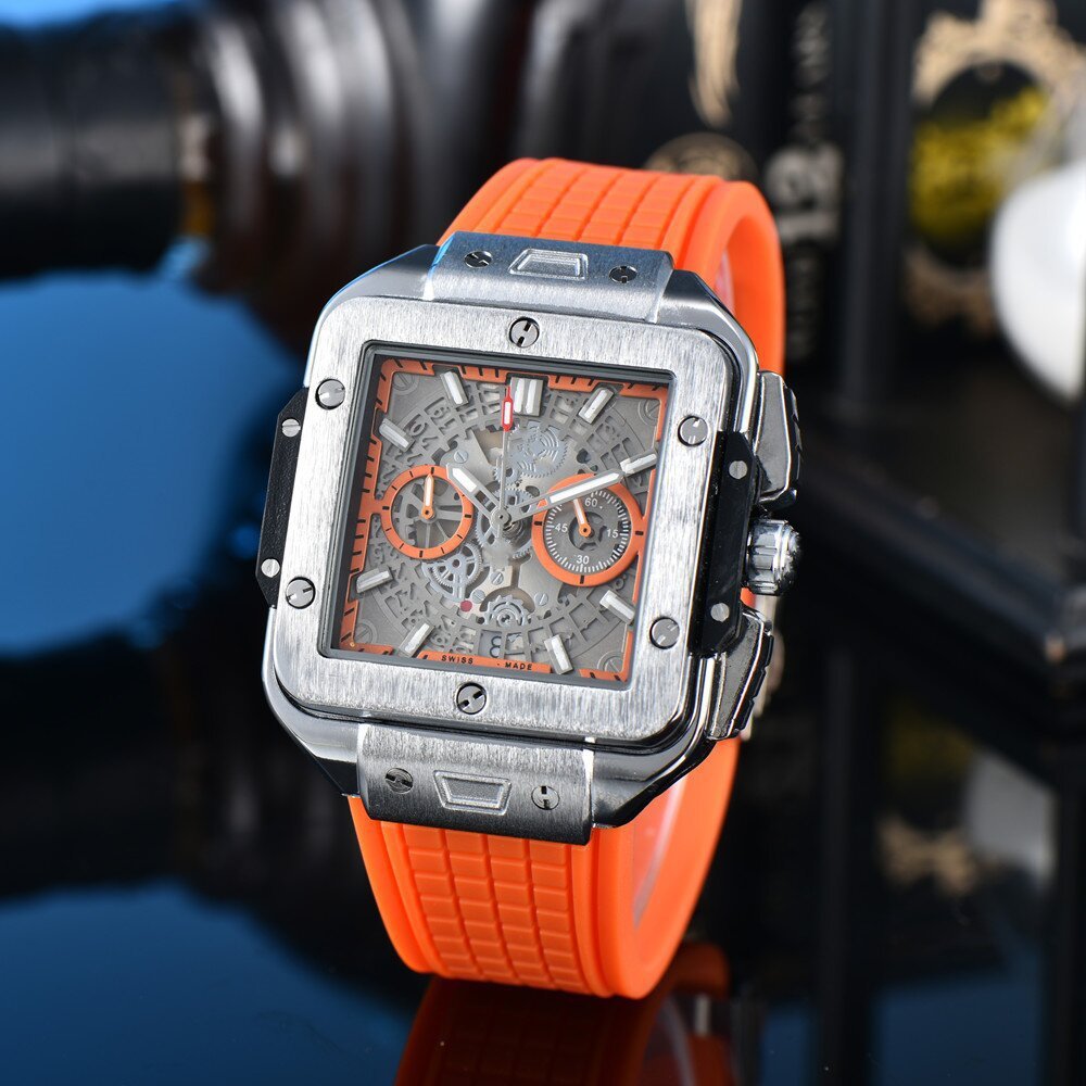 Square Hollow Quartz Bekijk multicolor siliconen mannen