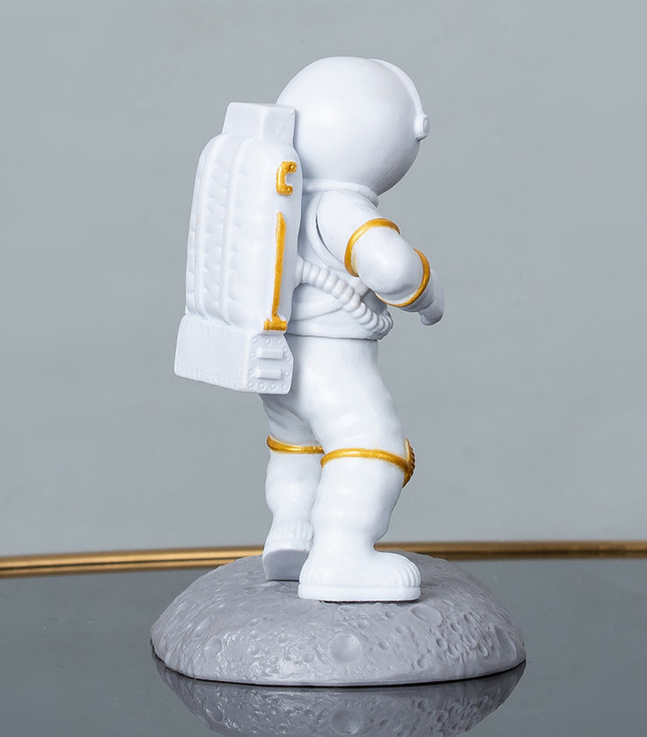 Astronot dekorasyon spaceman cep telefonu sahibi tembel aşırı izleme aracı