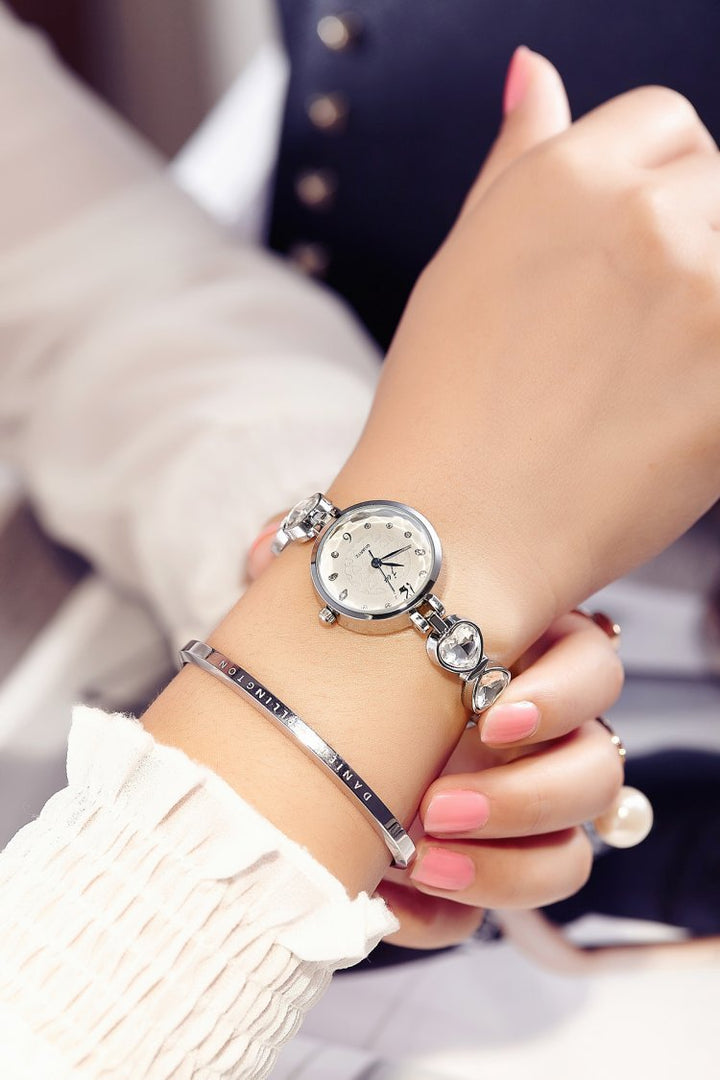 Rhinestone Fashion Women's Watch Quartz Steel Belt