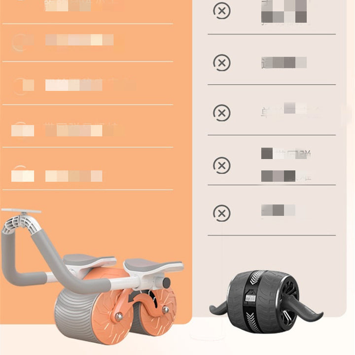 Equipo automático de fitness de la rueda del vientre de rebote del principiante