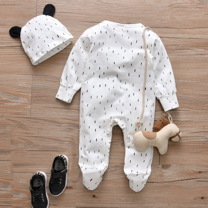 Baby Clothes Spring And Autumn Panda Pattern Baby Jumpsuit