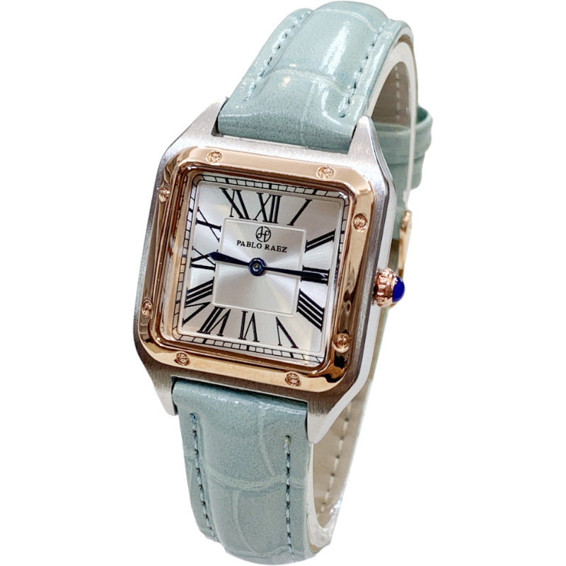 New Fashion Light Luxus Sweet Style Watch Square