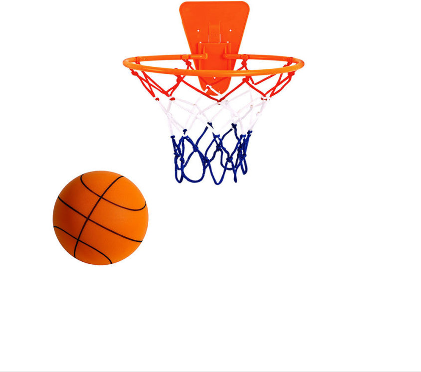 Stille hoge dichtheid schuim sportbal indoor mute basketbal zachte elastische bal kinderen sportspeelgoed spelletjes