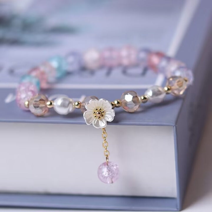 Girly stijl armband kleine bloem