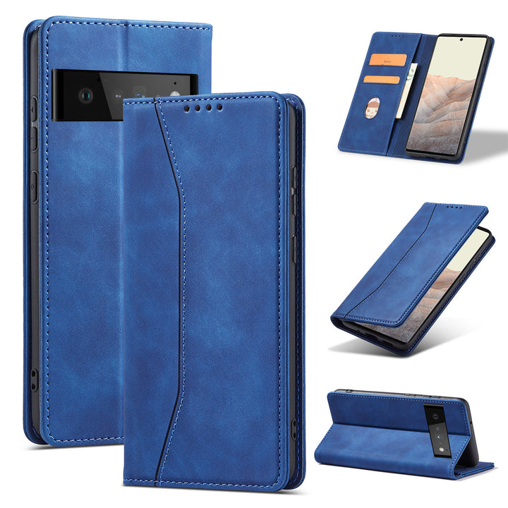 Mobile Phone Leather Case Magnetic Flip Cover