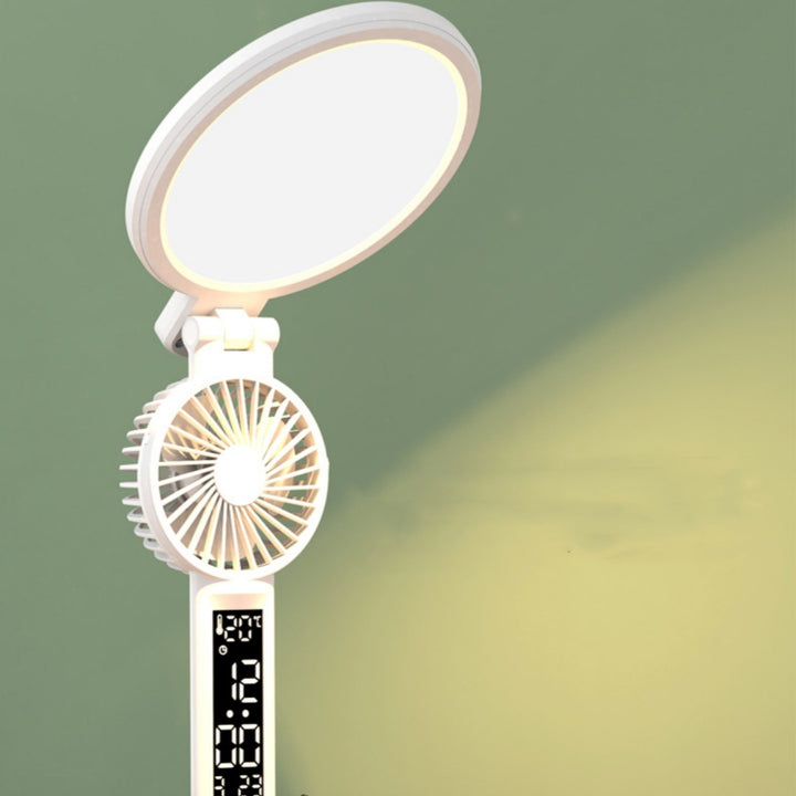 Lampada da tavolo dell'orologio a LED USB LAMPAGNO DI DESCIBILE Dimmeble Plug-in Ventile LED Light Piegabile Protezione Eye Lettura Night Light